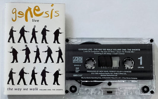 Genesis - ‘Live - The Way We Walk Volume One: The Shorts” - CASSETTE TAPE VG+/VG+