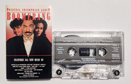 Various Artists - "Boomerang Soundtrack" - CASSETTE TAPE (Chrome; DOLBY) VG+/VG+
