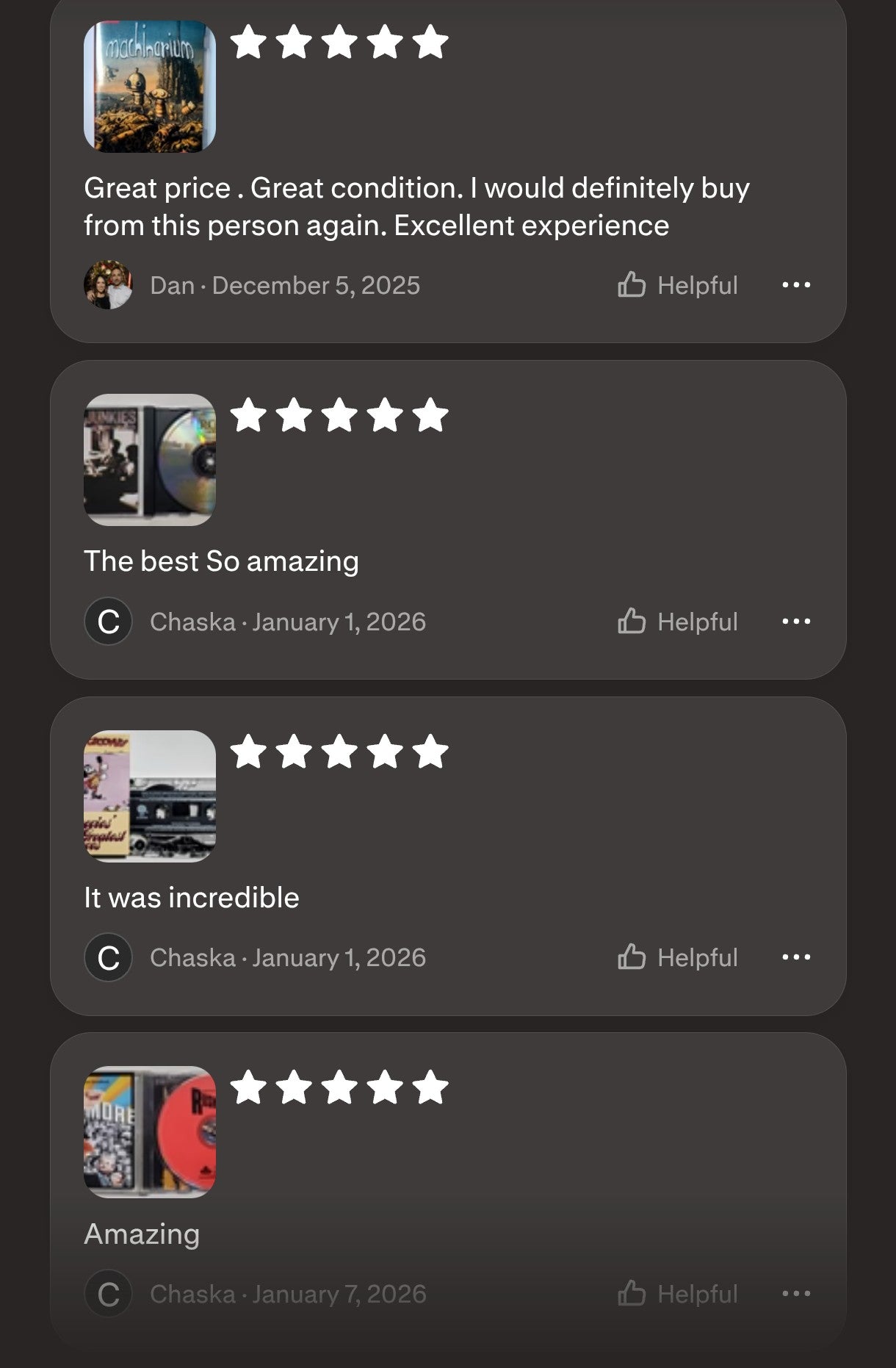 Customer Reviews And Endorsements (PHOTOS)