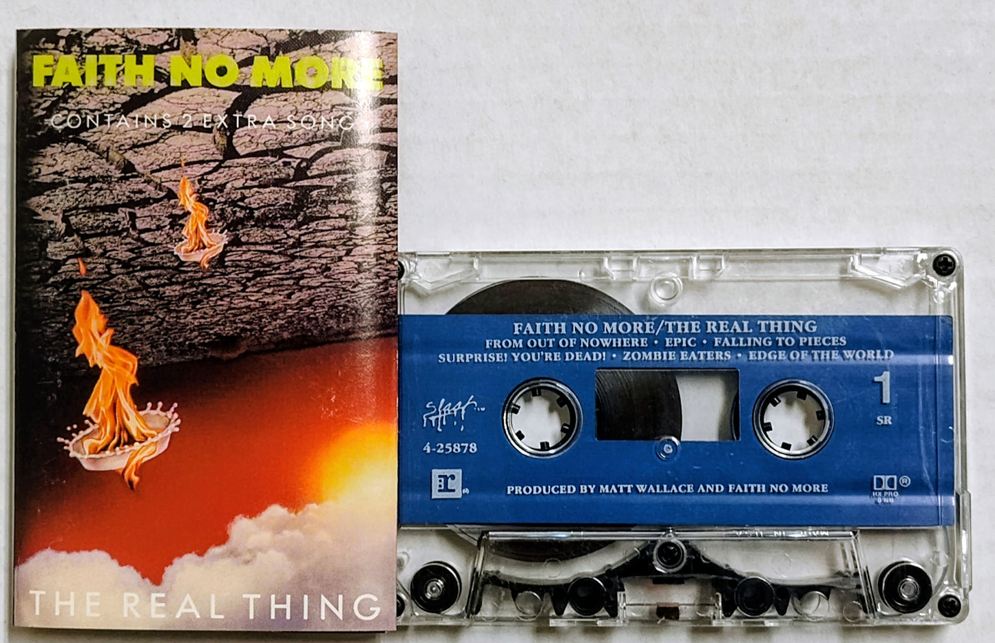 Faith No More (Mike Patton) - "The Real Thing" - CASSETTE TAPE VG/VG