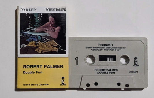 Robert Palmer - "Double Fun" - CASSETTE TAPE VG/VG