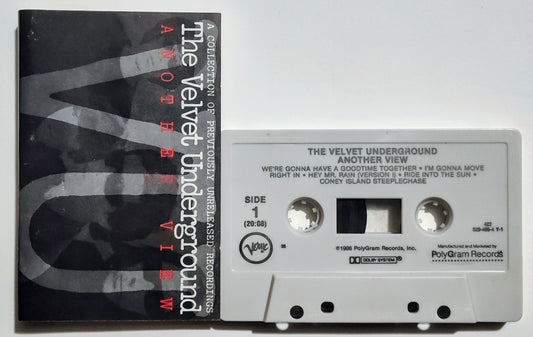 Velvet Underground, The - "Another View: A Collection Of Previously Unreleased Recordings" - CASSETTE TAPE VG+/VG+