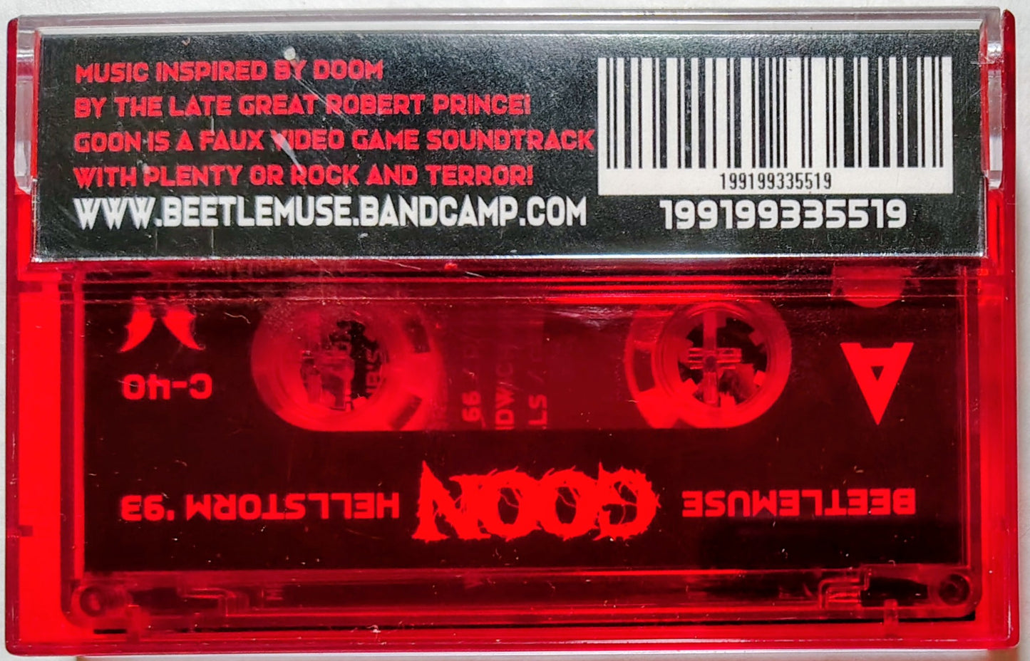 Goon - "Hellstorm '93" - INDIE CASSETTE TAPE NM/NM