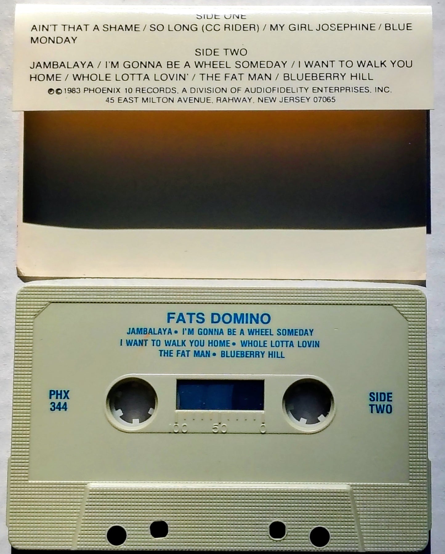 Fats Domino - "Fats Domino" CASSETTE TAPE VG/VG