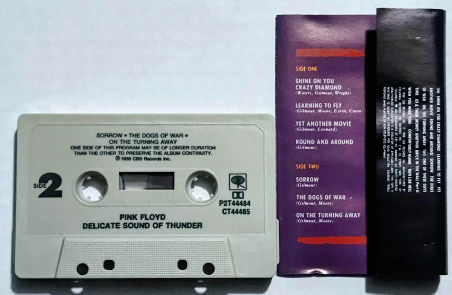 Pink Floyd - “Delicate Sound Of Thunder” - CASSETTE TAPE (2x) VG/VG+