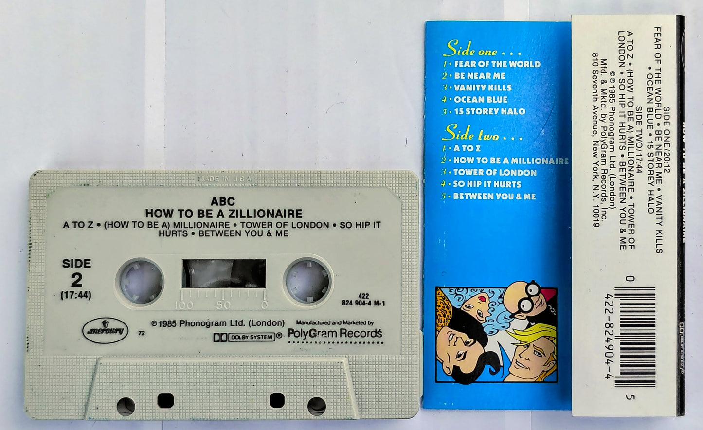 ABC - “How To Be A Zillionaire” - CASSETTE TAPE VG+/VG+