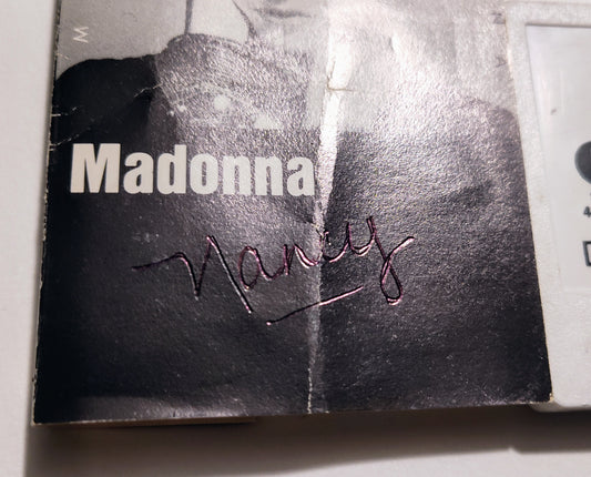 Madonna - "Madonna" - CASSETTE TAPE (SR; DOLBY) G+/G+