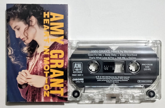 Amy Grant - "Heart In Motion" - CASSETTE TAPE (Chrome; DOLBY) VG/VG+