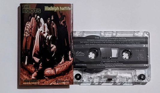 Roots, The - "Illadelph Halflife" - CASSETTE TAPE (DOLBY HX PRO B NR) VG+/VG+