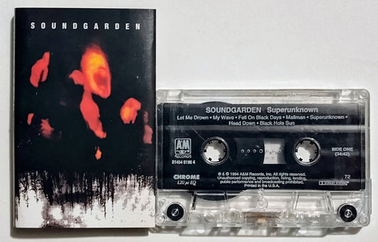 Soundgarden - "Superunknown" - CASSETTE TAPE VG/VG