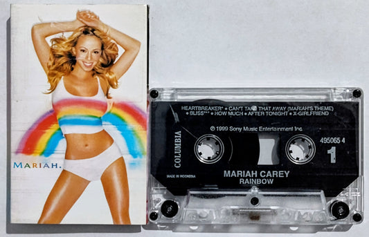 Mariah Carey - “Rainbow” - CASSETTE TAPE (Indonesia) VG/VG