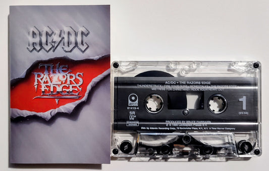 AC/DC - "The Razor's Edge" - CASSETTE TAPE (SR; Chrome; DOLBY) VG/VG+