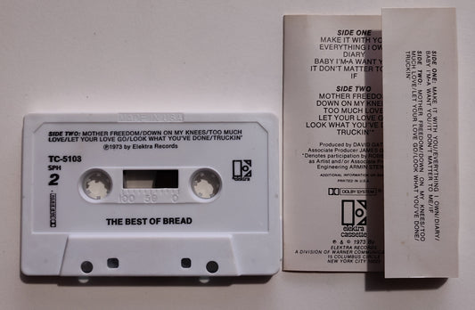 Bread - "The Best Of Bread" - CASSETTE TAPE VG+/VG+