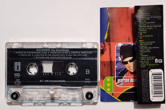 Various Artists - "Bulworth: The Soundtrack" - CASSETTE TAPE (DOLBY HX PRO B NR) VG/VG
