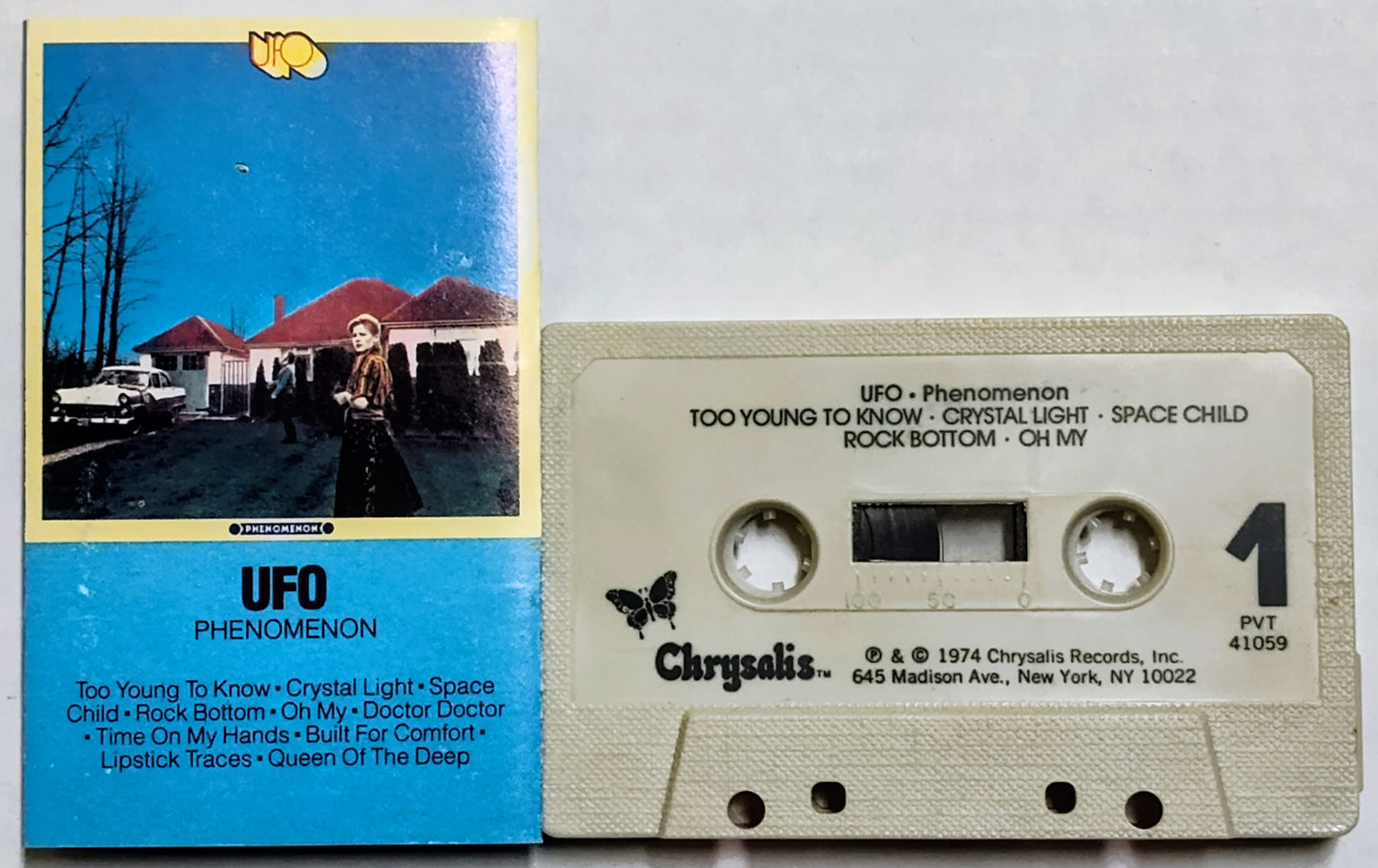 UFO - “Phenomenon” - CASSETTE TAPE VG/VG