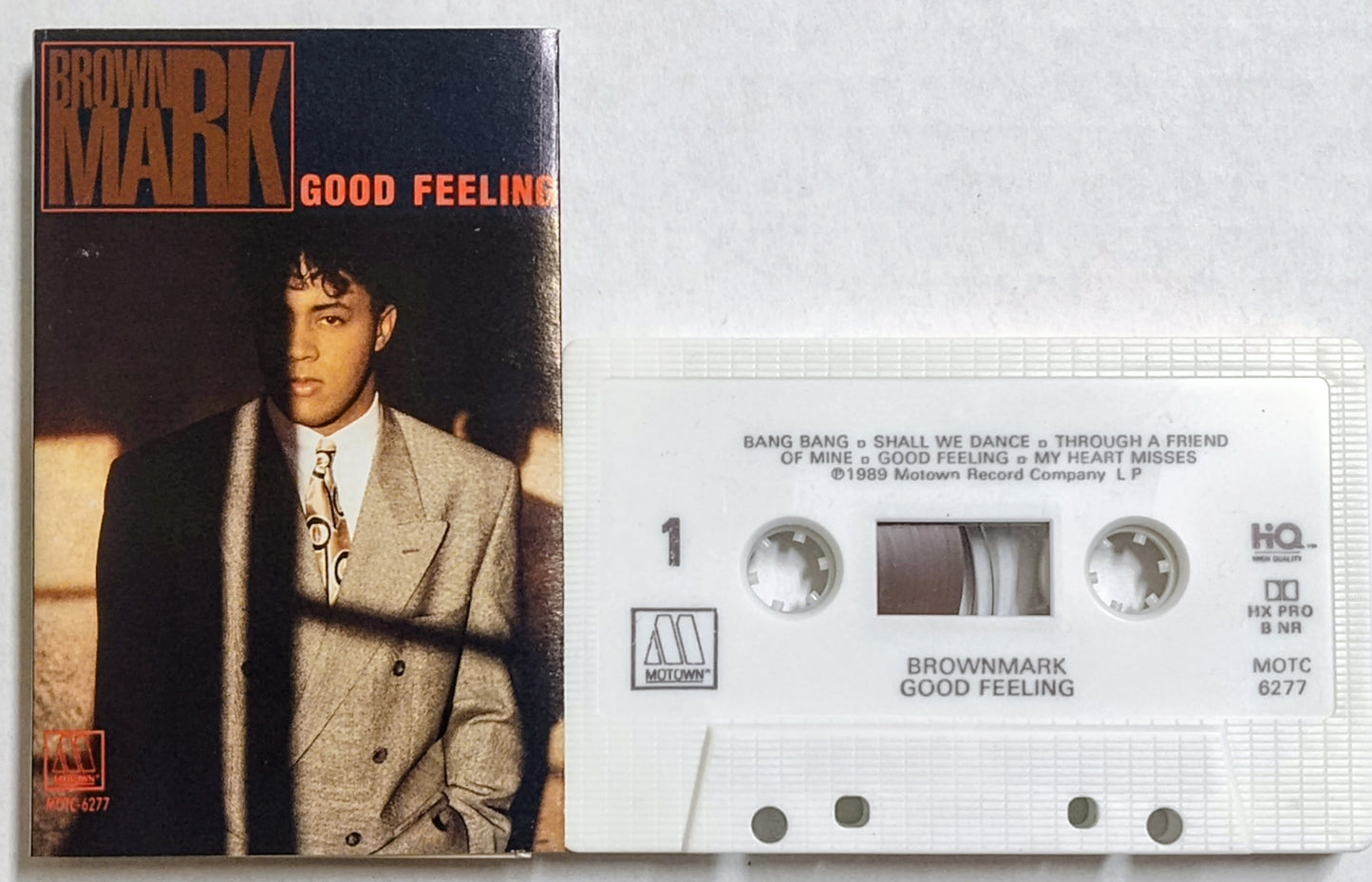 Brownmark - “Good Feeling” - CASSETTE TAPE (Promo Version) VG+/VG+ (With hype sticker) [Minneapolis, MN]