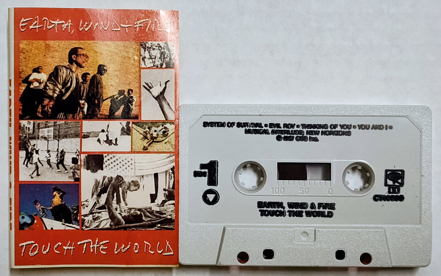 Earth, Wind + Fire - “Touch The World” - CASSETTE TAPE G+/VG+