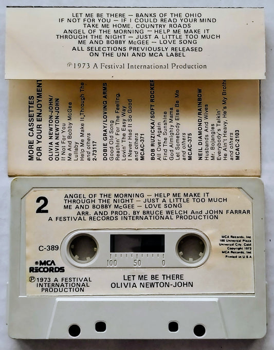 Olivia Newton-John - "Let Me Be There" - CASSETTE TAPE VG/VG
