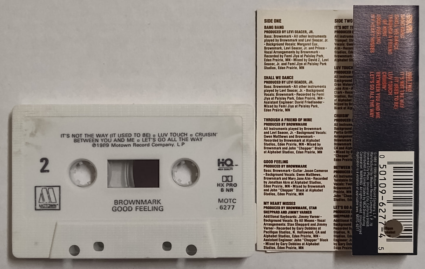 Brownmark - “Good Feeling” - CASSETTE TAPE (Promo Version) VG+/VG+ (With hype sticker) [Minneapolis, MN]