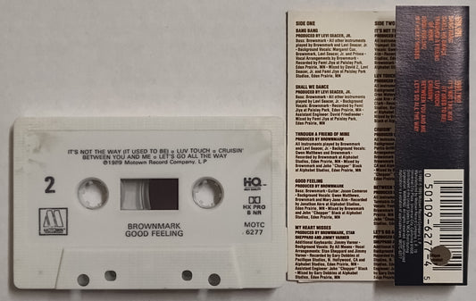 Brownmark - “Good Feeling” - CASSETTE TAPE (Promo Version) VG+/VG+ (With hype sticker) [Minneapolis, MN]