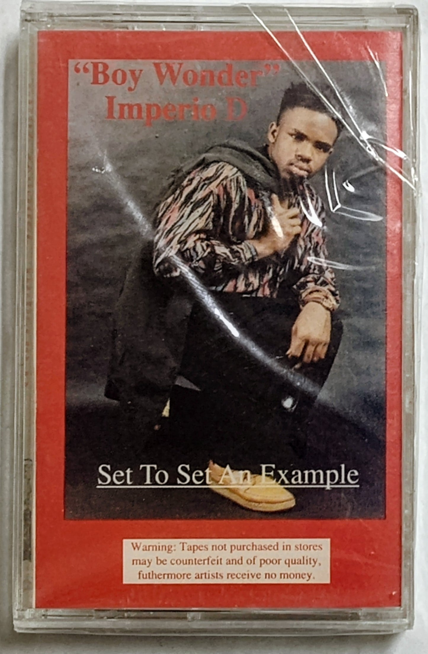 Boy Wonder Imperio D - “Set To Set An Example” - CASSETTE TAPE NM/M (Sealed; broken seal)