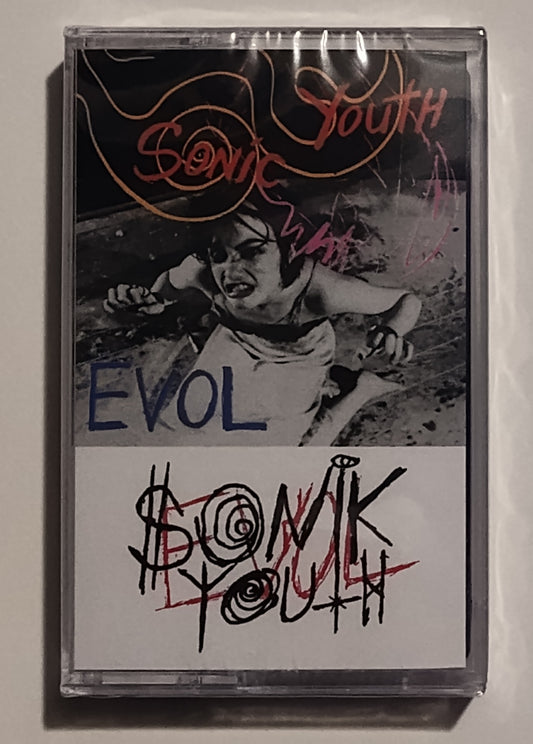 Sonic Youth - "Evol (Reissue)" - INDIE CASSETTE TAPE (Translucent blue shell) M/M (Sealed)