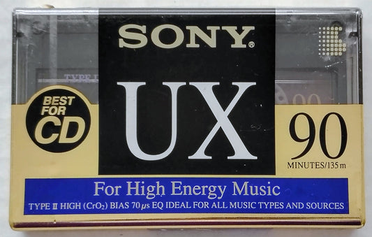 Blank - Sony Type II Chrome (90-Minute; Unique Vintage style; Sealed)