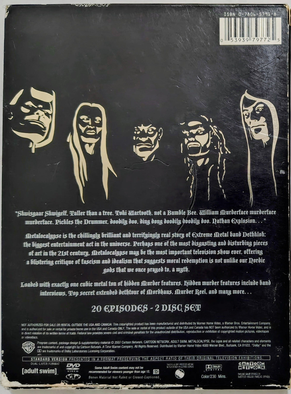 Metalocalypse Season 1 DVD