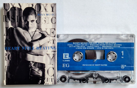 Roxy Music - “Heart Still Beating” - CASSETTE TAPE VG/VG+