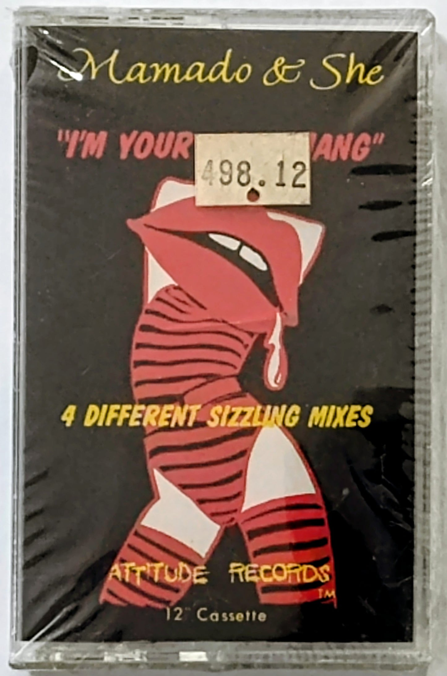 Mamado & She - “I’m Your Wild Thang” - CASSETTE TAPE (Maxi Single) NM/M (Sealed; broken cellophane)
