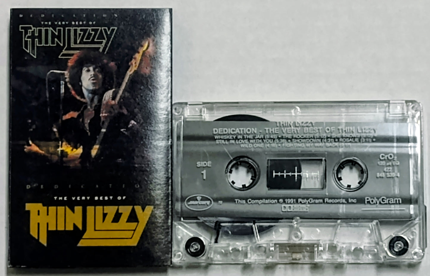 Thin Lizzy - “Dedication- The Very Best Of Thin Lizzy” - CASSETTE TAPE VG+/VG+