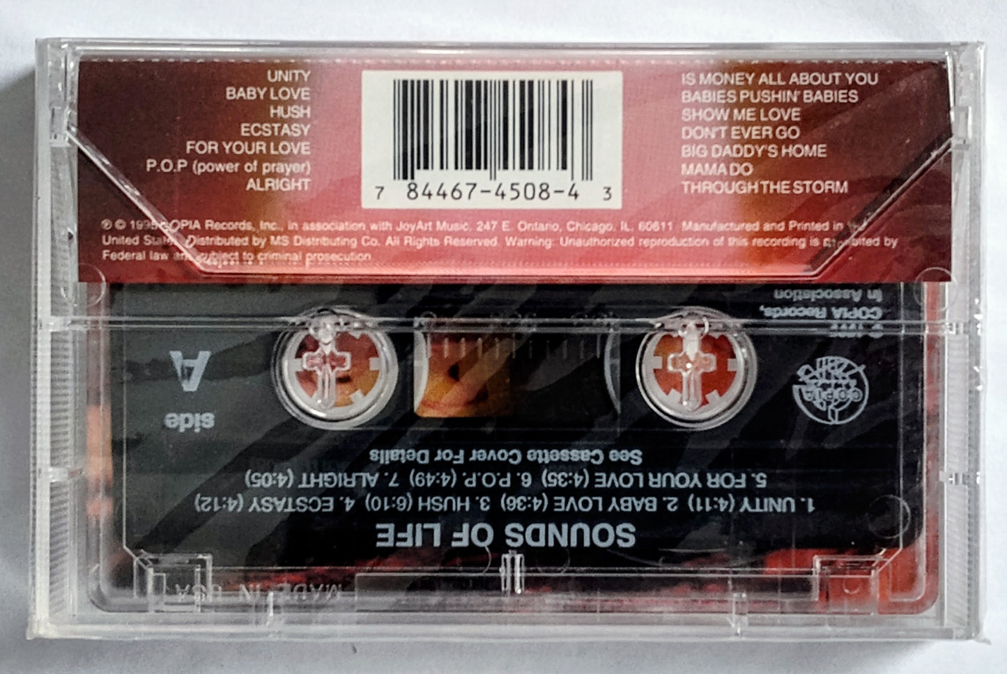 Sounds Of Life - “Unity” - CASSETTE TAPE NM/M (Sealed; cracked cover)