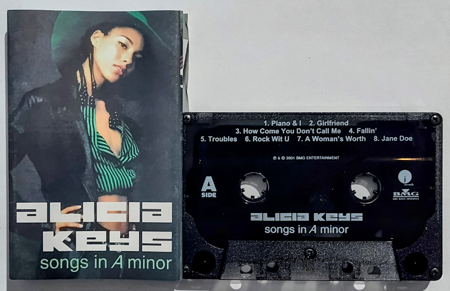 Alicia Keys - “Songs In A Minor” - CASSETTE TAPE (Indonesia) VG/VG+