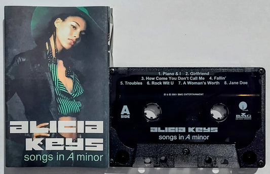 Alicia Keys - “Songs In A Minor” - CASSETTE TAPE (Indonesia) VG/VG+