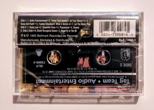 Tag Team - "Audio Entertainment" - CASSETTE TAPE NM/M (Sealed; 2 tiny cracks in case spine; cover possibly lightstruck)