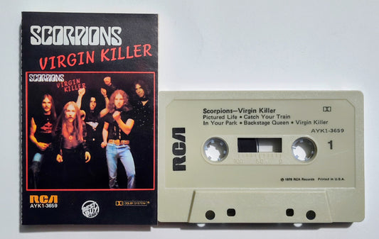 Scorpions - "Virgin Killer" - CASSETTE TAPE (DOLBY) VG+/VG+