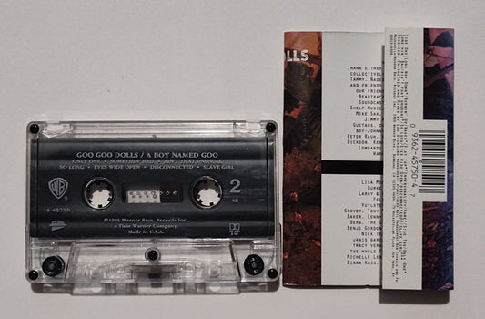 Goo Goo Dolls, The - "A Boy Named Goo" - CASSETTE TAPE (SR; DOLBY HX PRO B NR) VG/VG+ (Lightstruck spine)