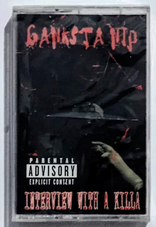 Ganksta Nip - “Interview With A Killa” - CASSETTE TAPE NM/M (Sealed with cracked cover)