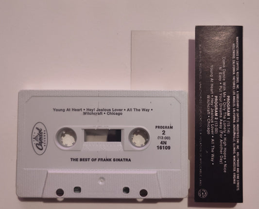 Frank Sinatra - "The Best Of" - CASSETTE TAPE VG+/VG+