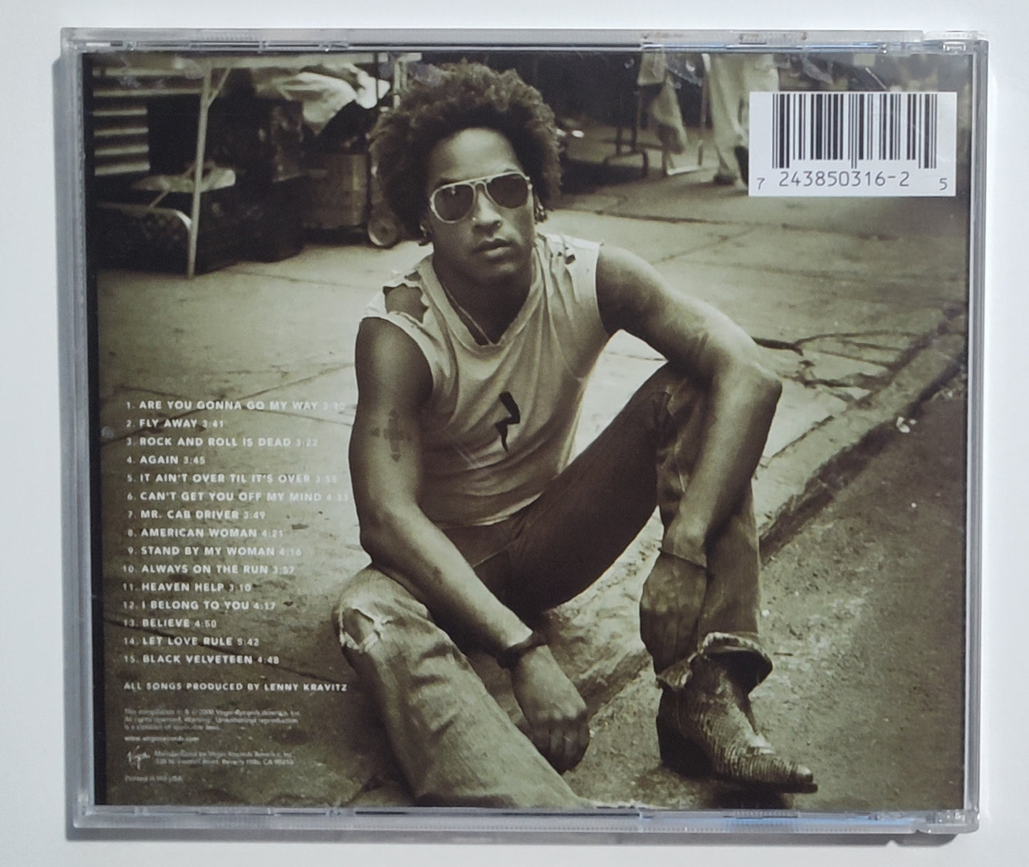 Lenny Kravitz - "Greatest Hits" - COMPACT DISC VG+/VG