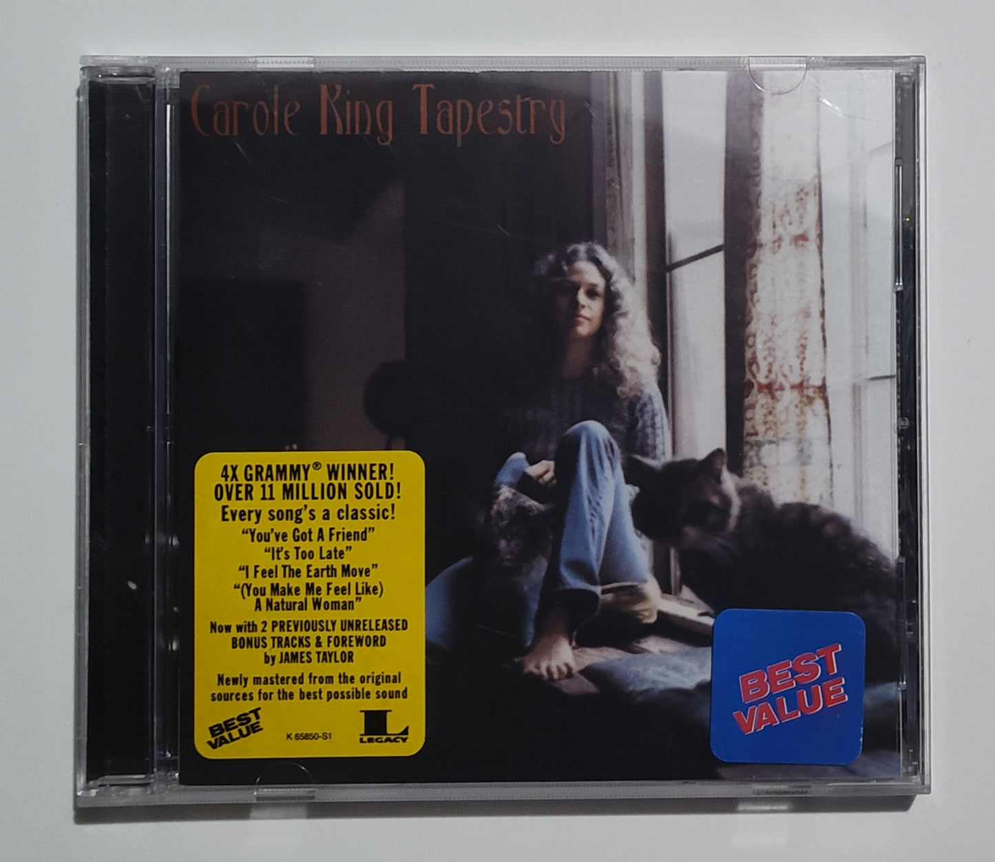 Carole King - "Tapestry" - COMPACT DISC VG+/VG
