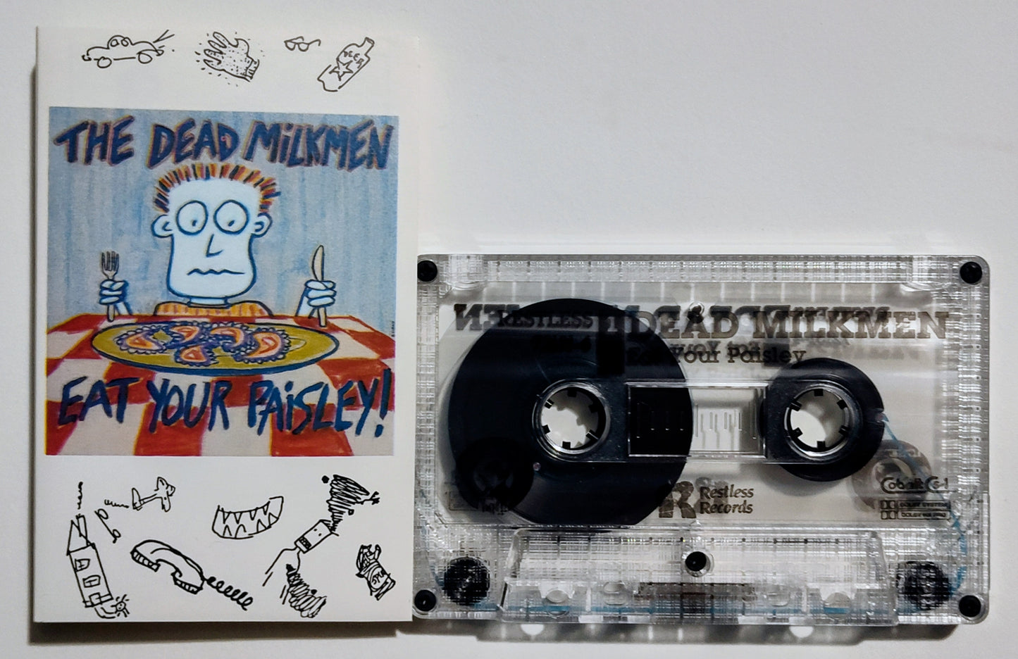 Dead Milkmen - "Eat Your Paisley" - CASSETTE TAPE NM/VG+