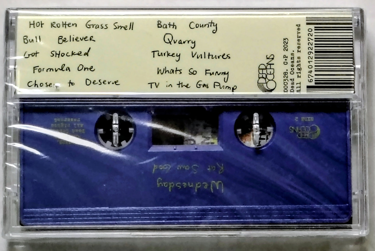 Wednesday - "Rat Saw God" - INDIE CASSETTE TAPE (Blue Shell) M/M (Sealed; Personal Collection)
