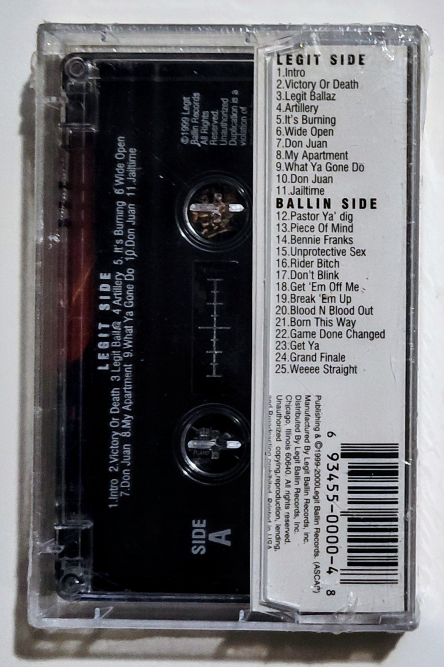Twista Presents - "Legit Ballin" - CASSETTE TAPE M/M (Sealed; scratchy cellophane)