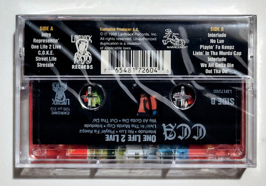 CCA - "One Life 2 Live" - CASSETTE TAPE NM/M (Sealed; tiny cracks on front and back of case) [Gary, IN]