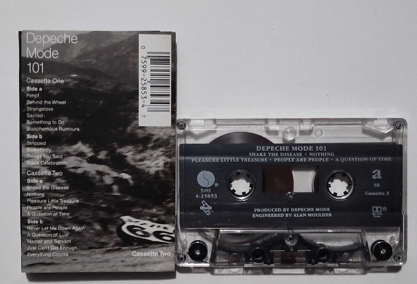 Depeche Mode - "101" - CASSETTE TAPE (2x; SR; DOLBY HX PRO B NR) VG/VG