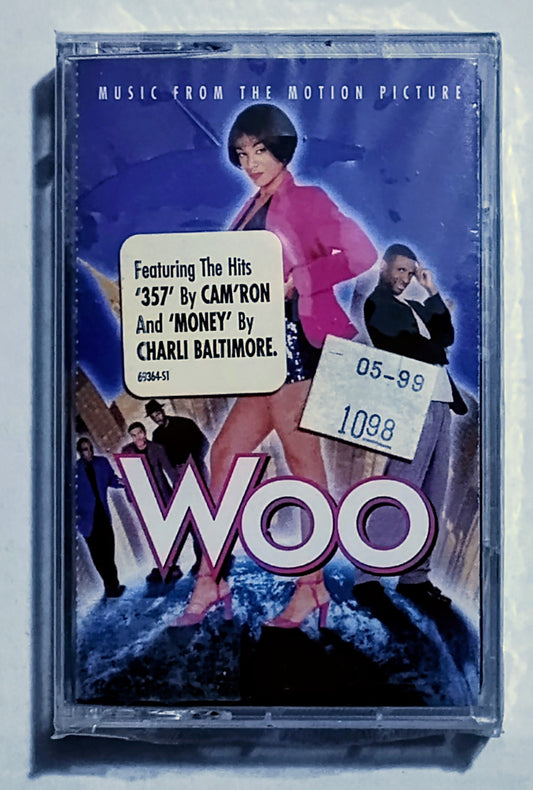 Various Artists - “Woo Soundtrack” - CASSETTE TAPE NM/M (Sealed with small holes in cellophane)