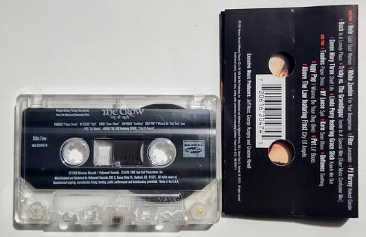 Various Artists - "The Crow: City Of Angels Soundtrack" - CASSETTE TAPE VG/VG