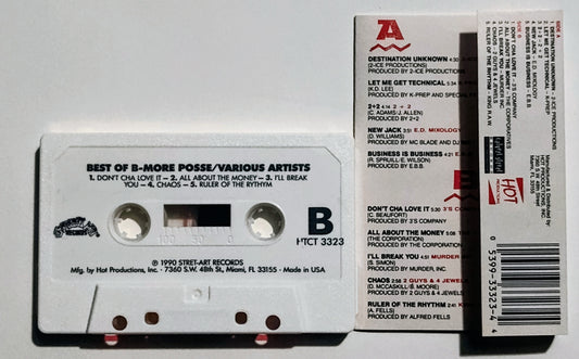 Various Artists - "Best Of B-More Nation" - CASSETTE TAPE NM/VG+