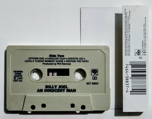 Billy Joel - "An Innocent Man" - CASSETTE TAPE VG/VG+